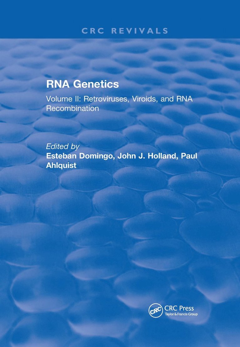 Esteban Domingo - RNA Genetics, Häftad