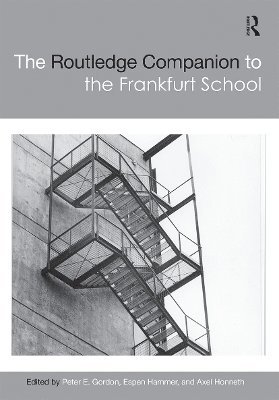 bokomslag The Routledge Companion to the Frankfurt School