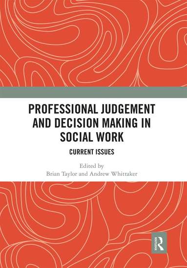 Brian Taylor, Andrew Whittaker - Professional Judgement and Decision Making in Social Work, Häftad