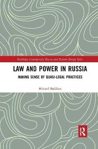 bokomslag Law and Power in Russia