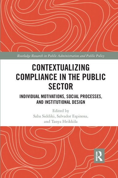 bokomslag Contextualizing Compliance in the Public Sector