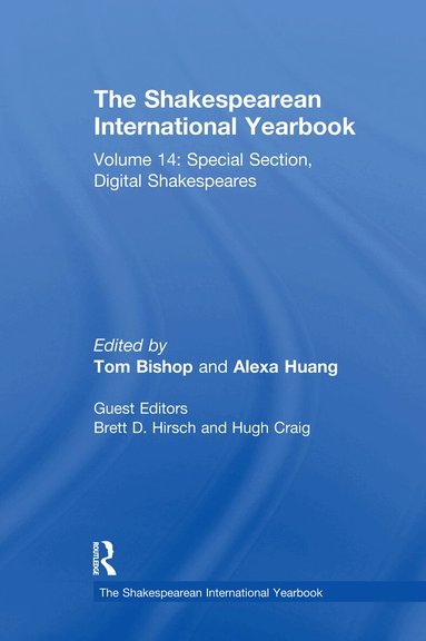 Brett Hirsch, Hugh Craig - Shakespearean International Yearbook, Häftad