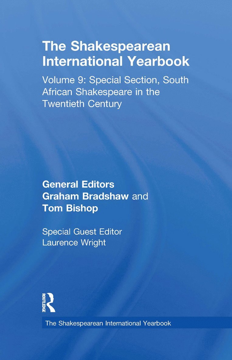 Shakespearean International Yearbook