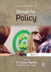 bokomslag Design for Policy