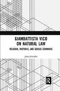 bokomslag Giambattista Vico on Natural Law
