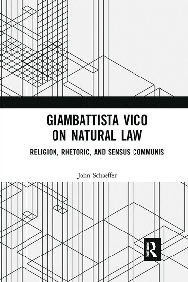 bokomslag Giambattista Vico on Natural Law