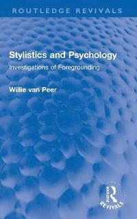 bokomslag Stylistics and Psychology