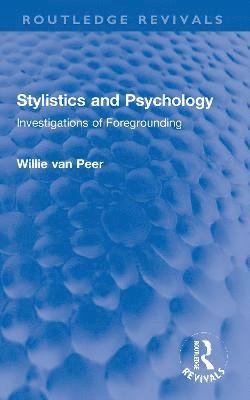 Stylistics and Psychology 1