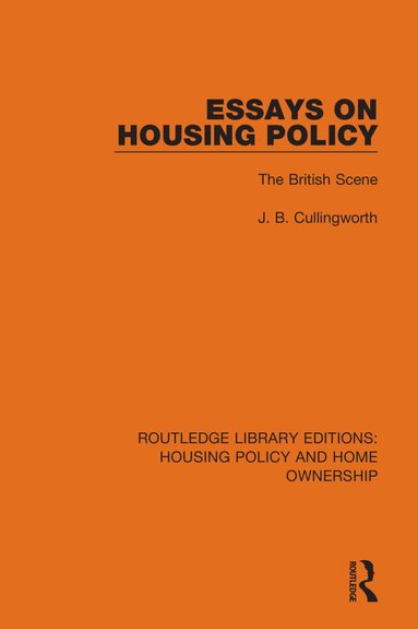 bokomslag Essays on Housing Policy