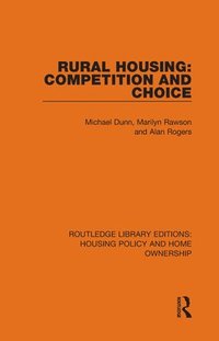 bokomslag Rural Housing: Competition and Choice