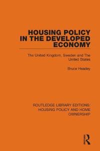 bokomslag Housing Policy in the Developed Economy