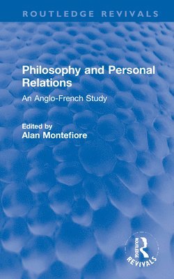 Philosophy and Personal Relations 1