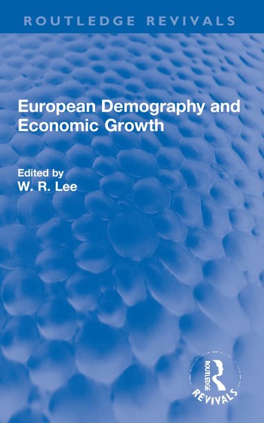 bokomslag European Demography and Economic Growth