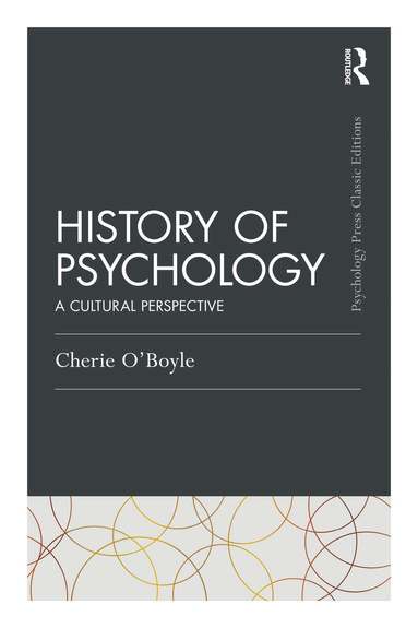 Cherie O'Boyle - History of Psychology, Häftad
