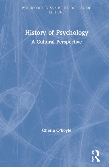 Cherie O'Boyle - History of Psychology, Inbunden