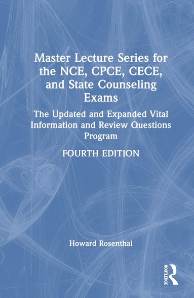 bokomslag Master Lecture Series for the NCE, CPCE, CECE, and State Counseling Exams