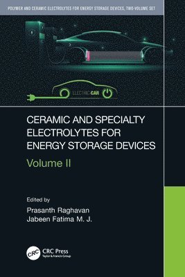 Prasanth Raghavan, Jabeen Fatima, Prasanth (Cochin Uni of Sci & Tech India) Raghavan, India) Fatima, Jabeen (Cochin University of Science and Technology - Ceramic and Specialty Electrolytes for Energy Storage Devices, Häftad