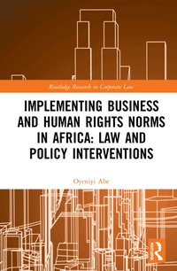 bokomslag Implementing Business and Human Rights Norms in Africa: Law and Policy Interventions