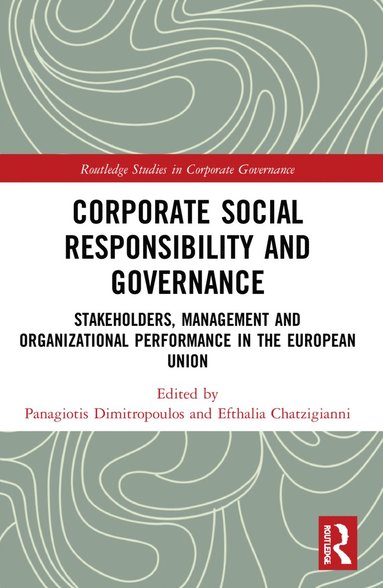 bokomslag Corporate Social Responsibility and Governance