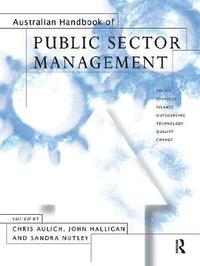 bokomslag Australian Handbook of Public Sector Management