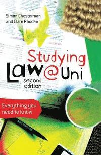 bokomslag Studying Law at University