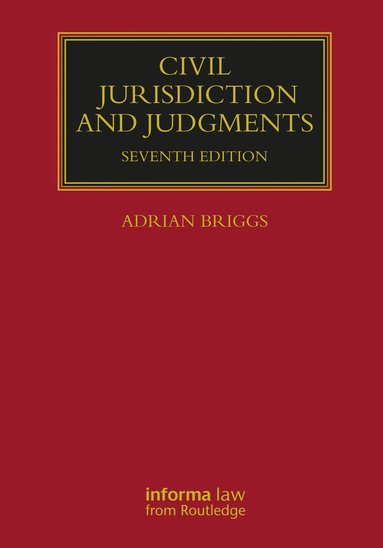bokomslag Civil Jurisdiction and Judgments
