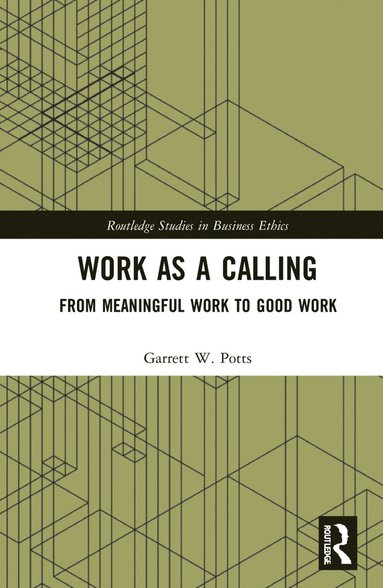 bokomslag Work as a Calling