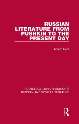 Russian Literature from Pushkin to the Present Day 1