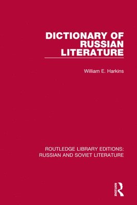 bokomslag Dictionary of Russian Literature