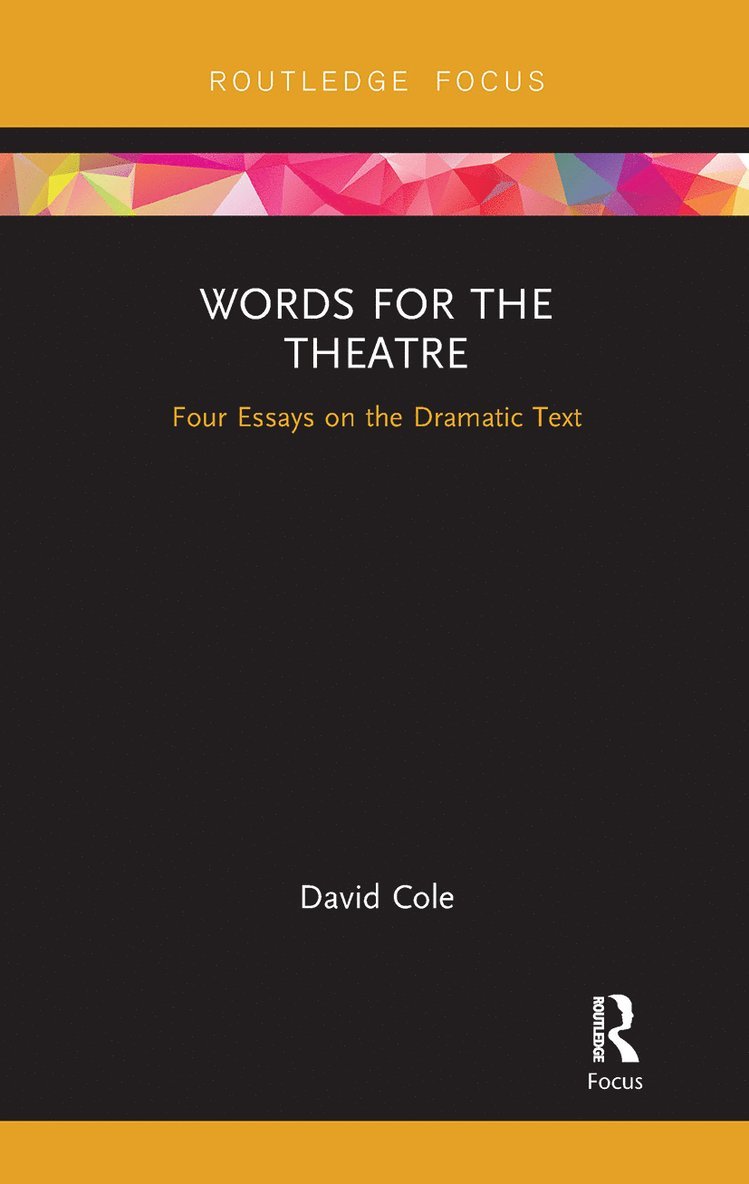 Words for the Theatre 1