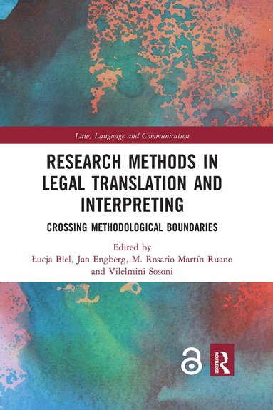 bokomslag Research Methods in Legal Translation and Interpreting