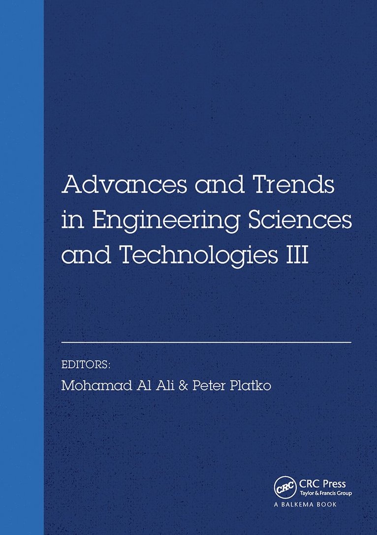 Advances and Trends in Engineering Sciences and Technologies III 1