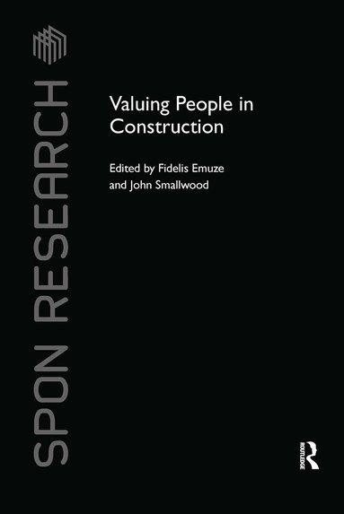 Fidelis Emuze, John Smallwood - Valuing People in Construction, Häftad