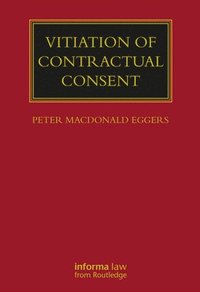 bokomslag Vitiation of Contractual Consent