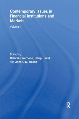 bokomslag Contemporary Issues in Financial Institutions and Markets