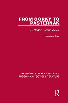 bokomslag From Gorky to Pasternak