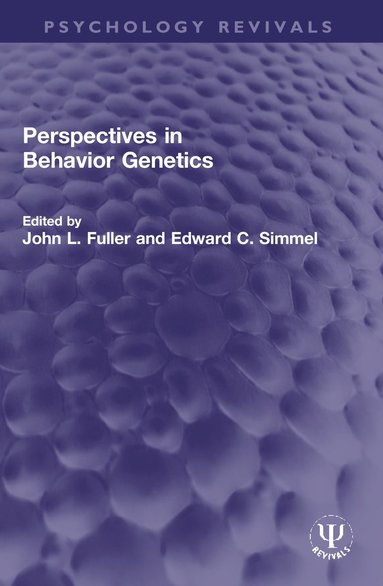 bokomslag Perspectives in Behavior Genetics