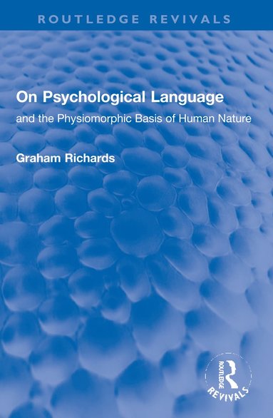 bokomslag On Psychological Language