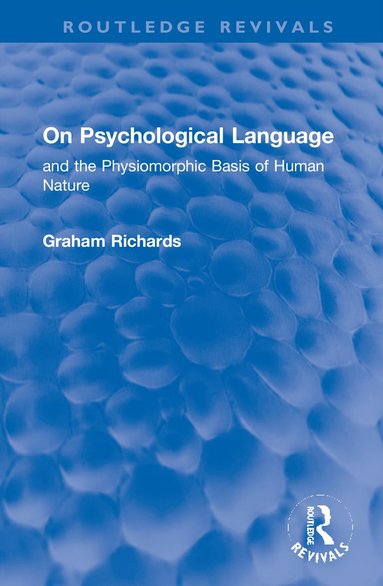 bokomslag On Psychological Language