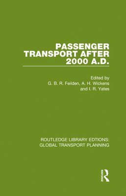 Passenger Transport After 2000 A.D. 1