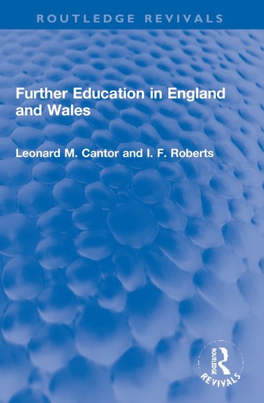 bokomslag Further Education in England and Wales