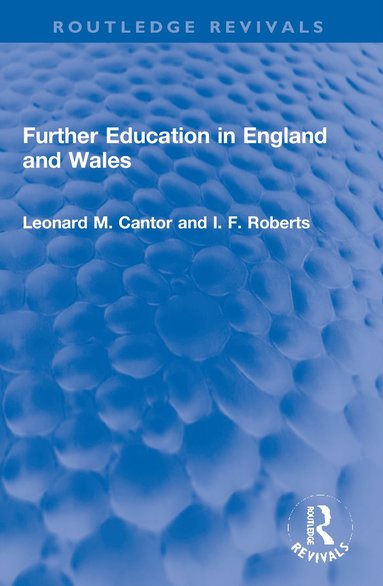 bokomslag Further Education in England and Wales