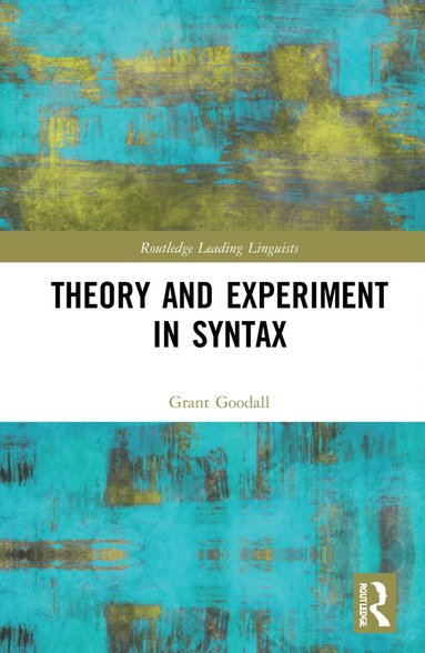 bokomslag Theory and Experiment in Syntax