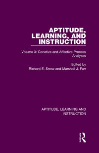 bokomslag Aptitude, Learning, and Instruction