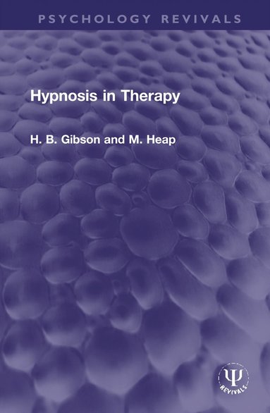 bokomslag Hypnosis in Therapy