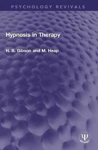 bokomslag Hypnosis in Therapy