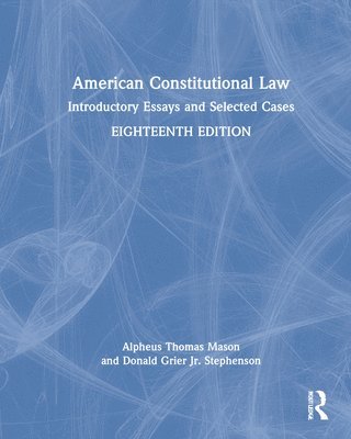 bokomslag American Constitutional Law