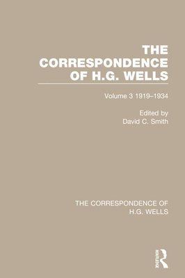 bokomslag The Correspondence of H.G. Wells