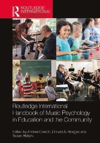 bokomslag Routledge International Handbook of Music Psychology in Education and the Community