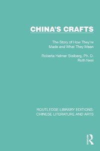 bokomslag China's Crafts